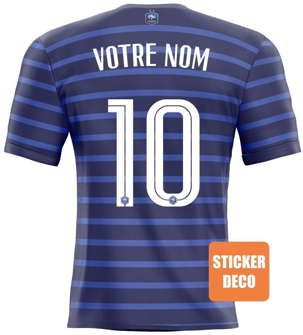 decoration equipe de france sticker foot