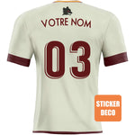 Decoración cromo fútbol - 2023 AS ROMA AWAY en Personalizar - Vignette | stickers foot