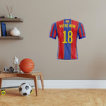 Pegatina de fútbol - Decoración barca - Vignette | stickers foot