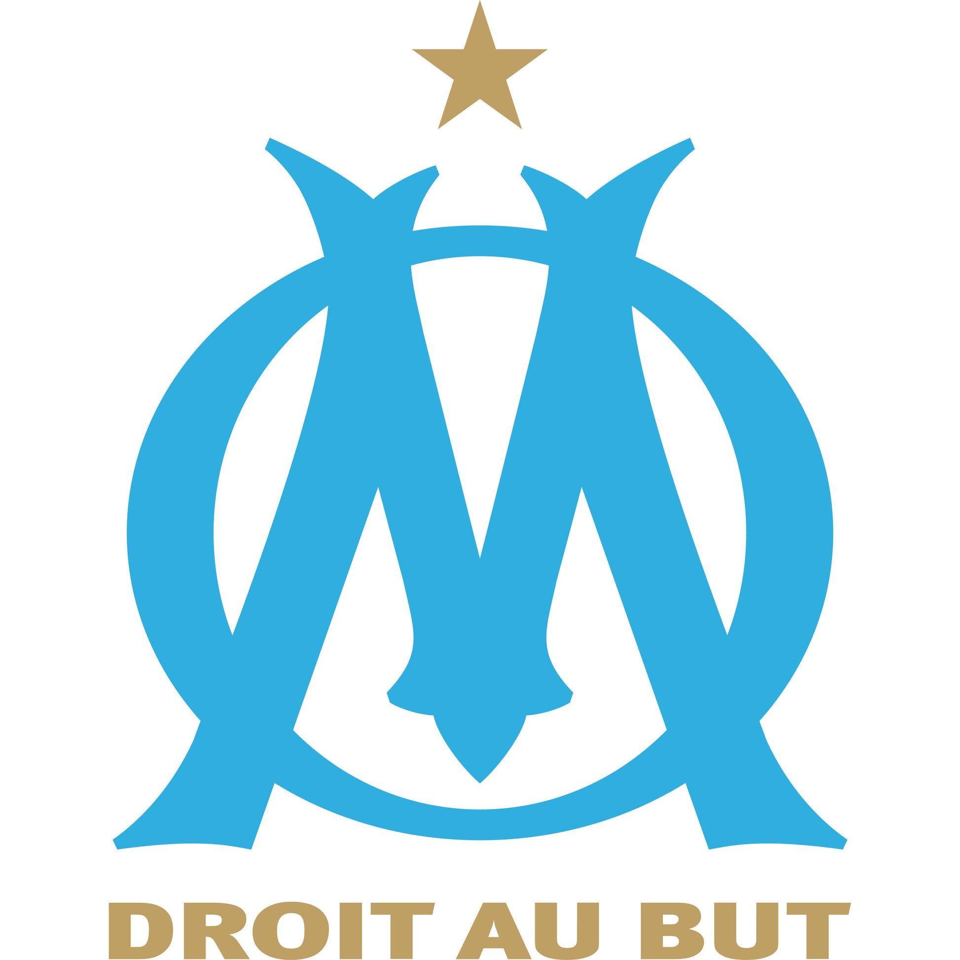 Sticker OM - LOGO MARSEILLE FOOT