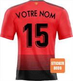 Calcomanía de la camiseta de coleccionista del Manchester United 2019 - Vignette | stickers foot