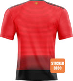 Calcomanía de la camiseta de coleccionista del Manchester United 2019 - Vignette | stickers foot