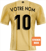 Pegatina PSG camiseta dorada versión 2023 - Vignette | stickers foot