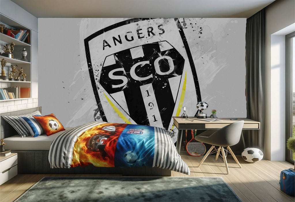 papier peint foot Angers SCO  deco