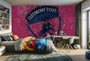 papier peint foot Clermont Football deco