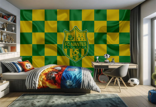 papier peint foot FC Nantes effet