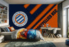 papier peint football Montpellier poster