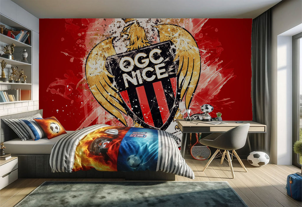 papier peint football OGC Nice