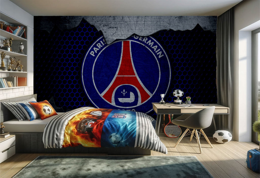 papier peint football PSG deco foot