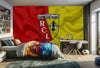 papier peint football RC Lens deco foot effet