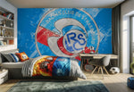 papier peint football RC Strasbourg decoration - Vignette | stickers foot