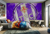 papier peint football Toulouse FC peinture