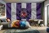 papier peint football Toulouse drapeau effet deco