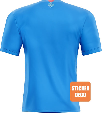 Decoración adhesiva - Camiseta de fútbol de Islandia personalizada