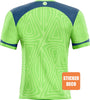 Decoración de la etiqueta de la camiseta de fútbol de Wolfsburgo