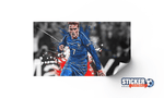 Póster decoración futbolista Antoine Griezmann - Vignette | stickers foot