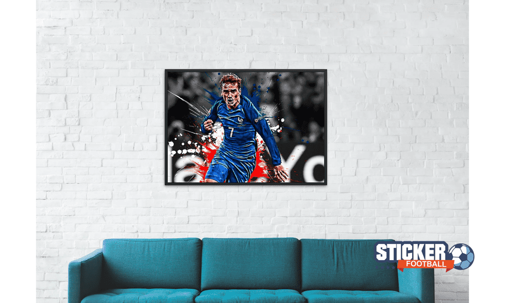 Déco footballeur poster Antoine Griezmann