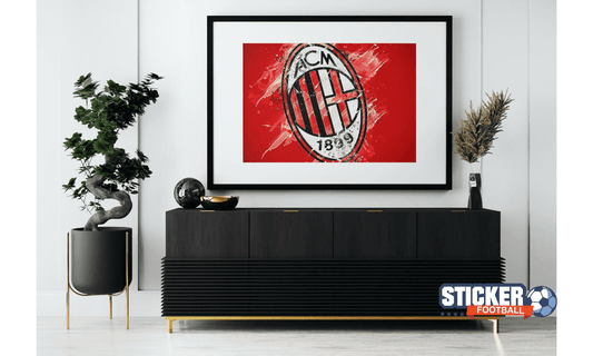 Deco AC Milan football effet peinture