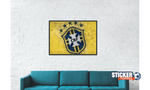 Decoración del logo de la selección de fútbol de brasil - Vignette | stickers foot