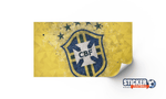 Decoración del logo de la selección de fútbol de brasil - Vignette | stickers foot