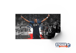 Tablero de decoración de fútbol MBAPPÉ en la selección francesa - Vignette | stickers foot