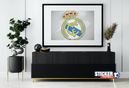 Déco tableau affiche Real Madrid