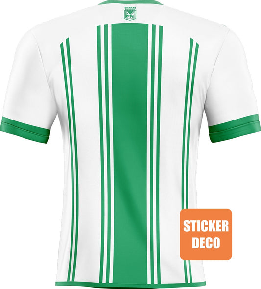 Etiqueta engomada de la camiseta del Atlético Nacional Medellín