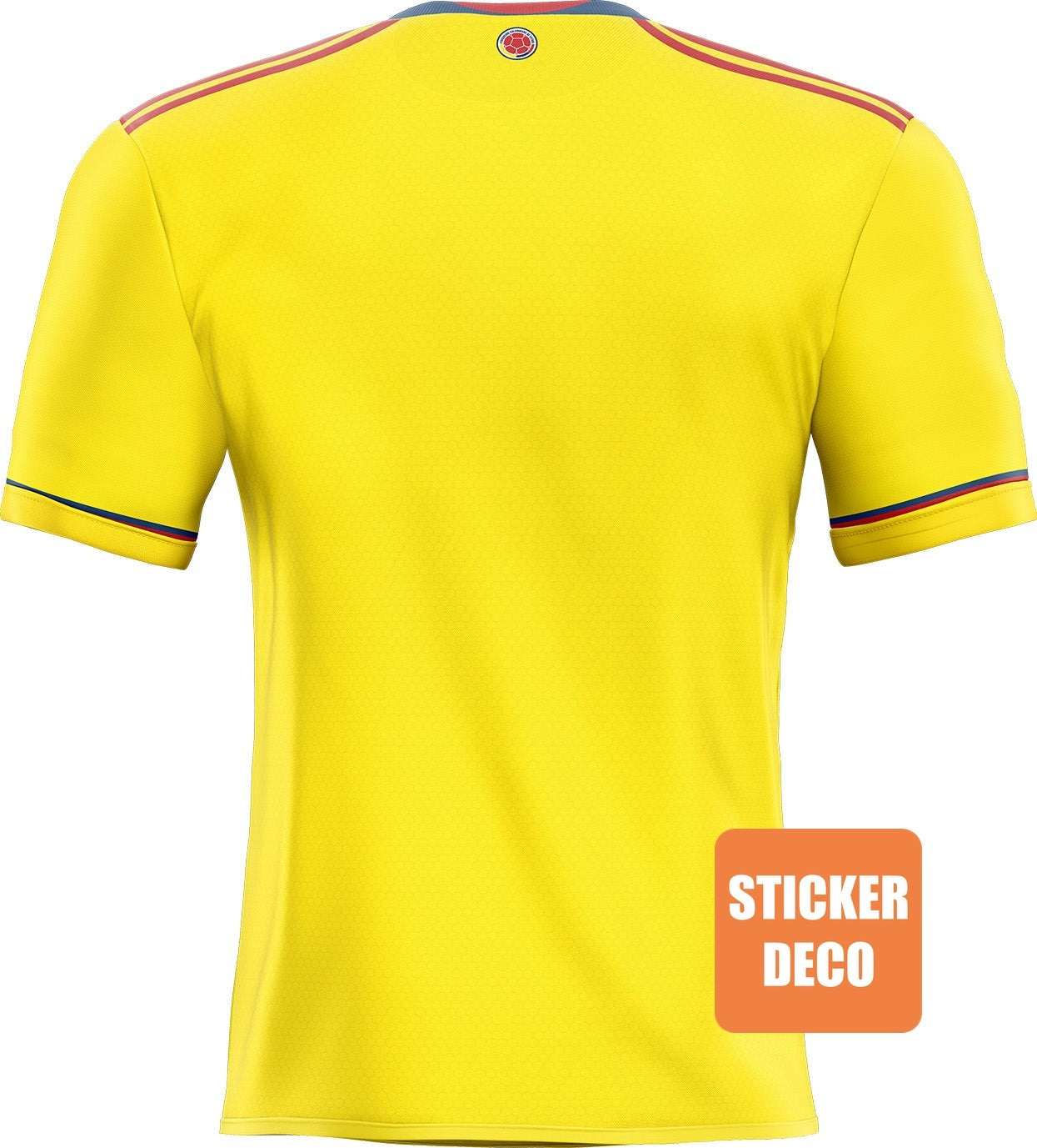 Calcomanía de la camiseta de Colombia