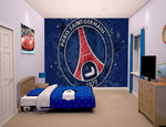 Papel pintado a medida Paris Saint Germain - logo PSG  - Vignette | stickers foot