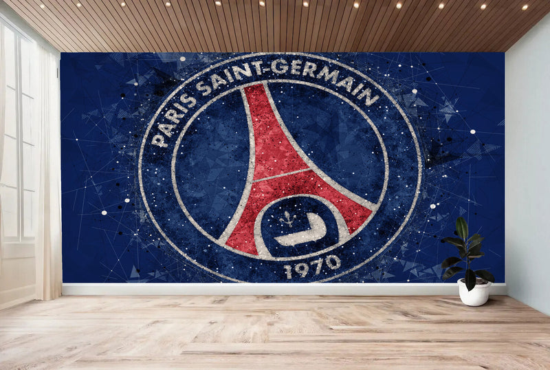 PSG, Autocollant Logo Paris Saint Germain Stickers Mural 