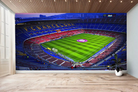 Papier peint stade de foot - Camp Nou