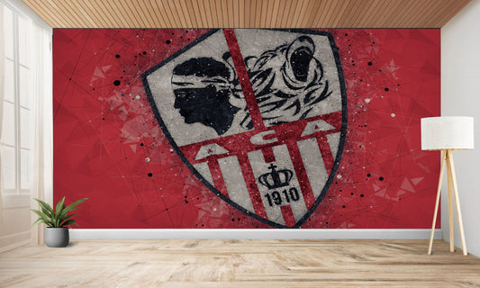 papier peint foot AC Ajaccio deco