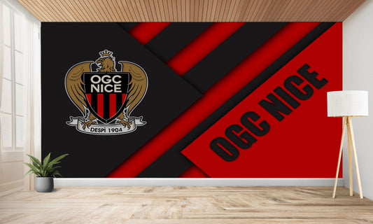 papier peint football OGC Nice poster