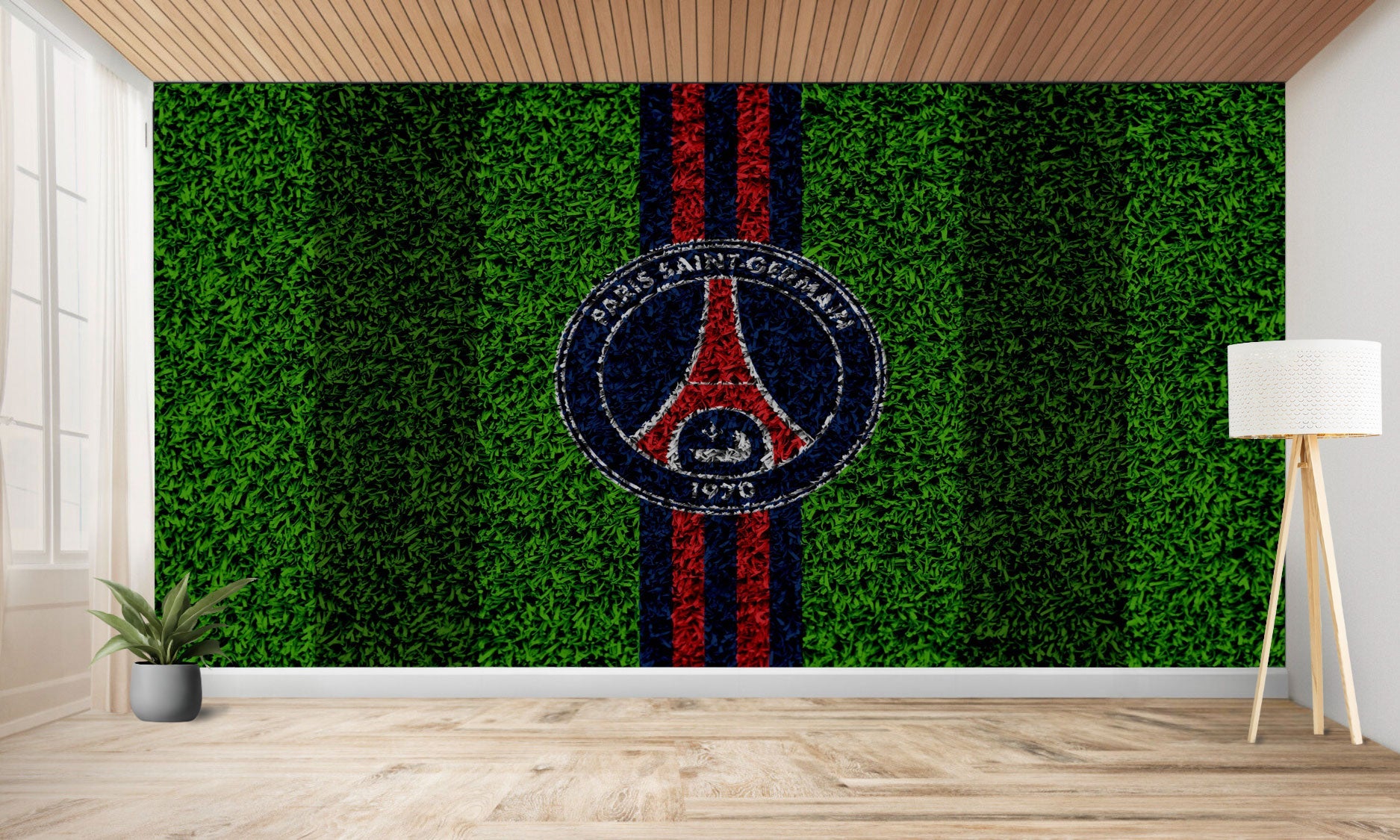 Le mur d’enceinte du Paris Saint-Germain.