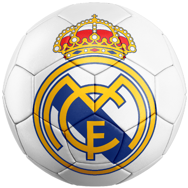 Deco anniversaire Real Madrid en sticker ballon