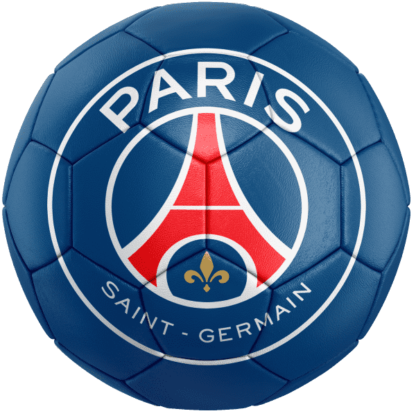 Sticker football ballon de foot - DECO PSG